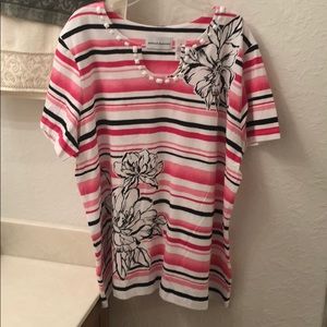 Alfred Dunner multicolored shirt